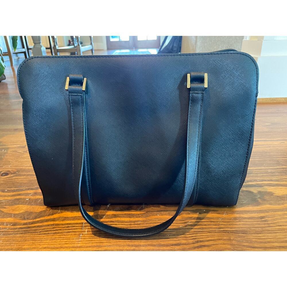 Kate Spade Newbury Lane Miles Black Saffiano Leather Tote Shoulder Bag - Picture 4 of 12